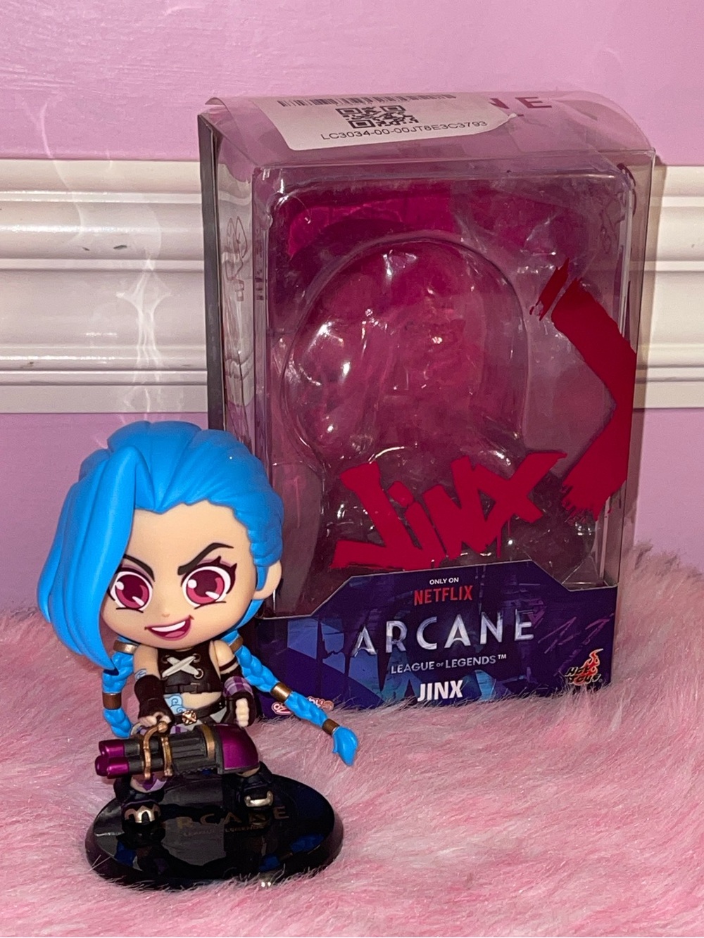 Jinx League Of Legends Arcane Anime toy figure statue chibi powder hot toys